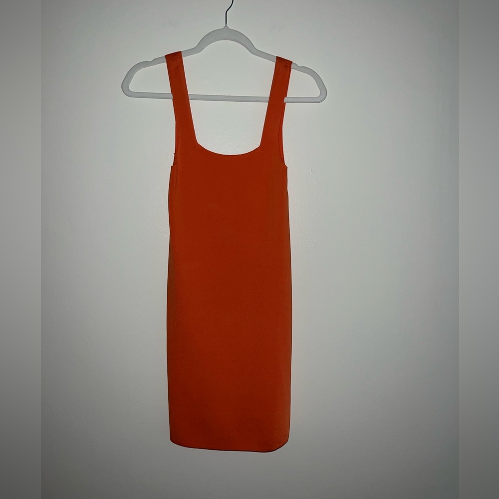 Lena Orange Mini Dress
